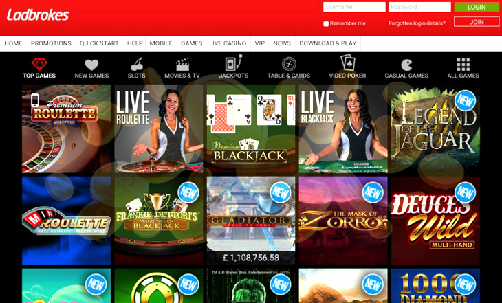 casino games ladbrokes