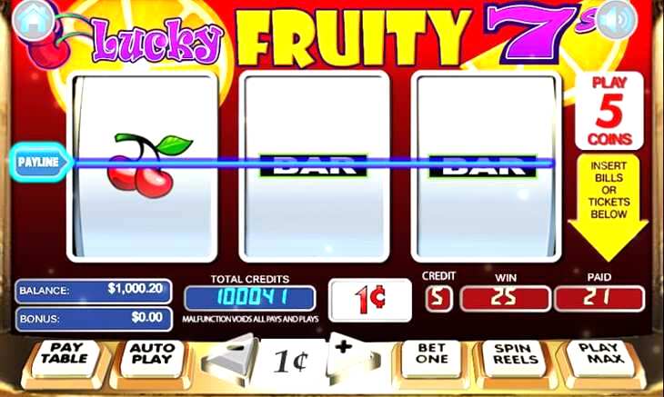 Lucky Fruity 7s Slots