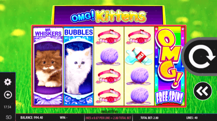 Omg Kittens Slot Machine