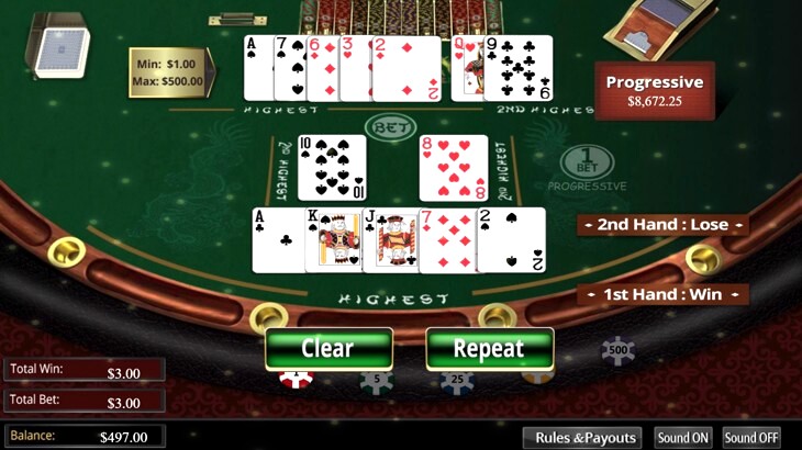 pai gow poker strategy trainer