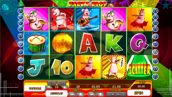 Party Pigs Slots Review