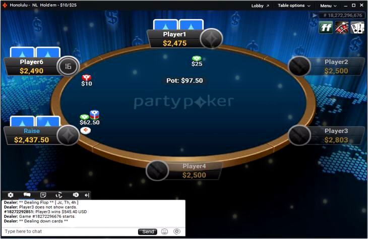 NJ Party Poker download the new version for mac