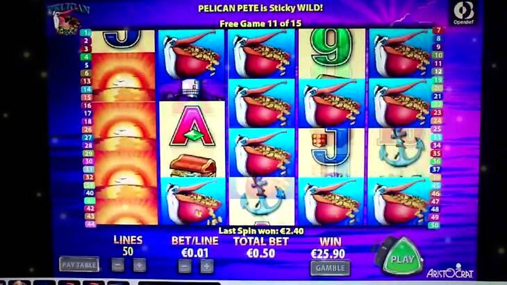 Pelican Pete Slot Machine Review