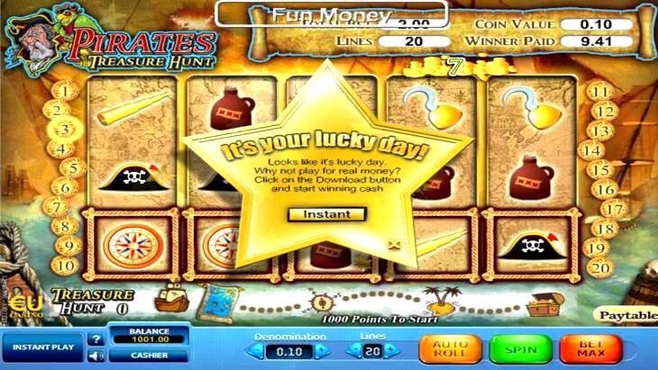 Pirates Treasure Hunt Slot Machine