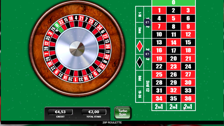 Play 20p Roulette