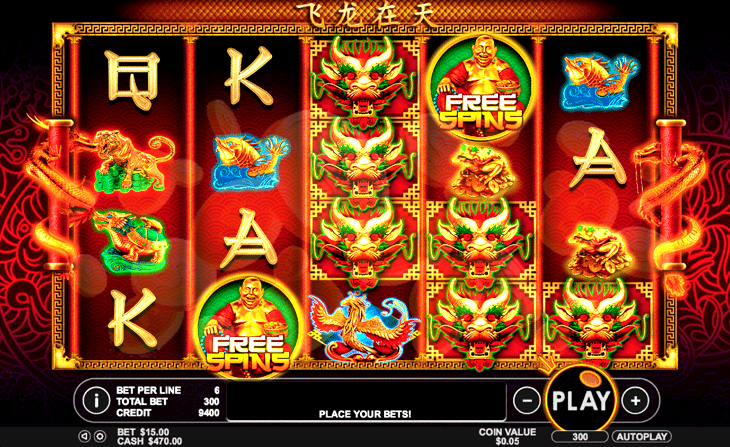 Play 5 dragons slot machine for free online