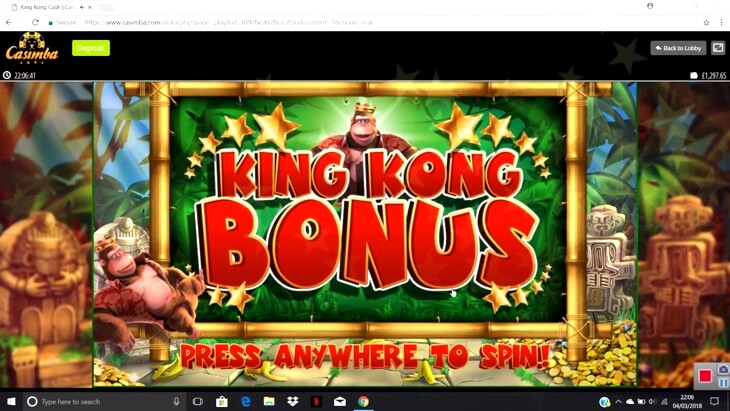 Play King Kong Cash Slot