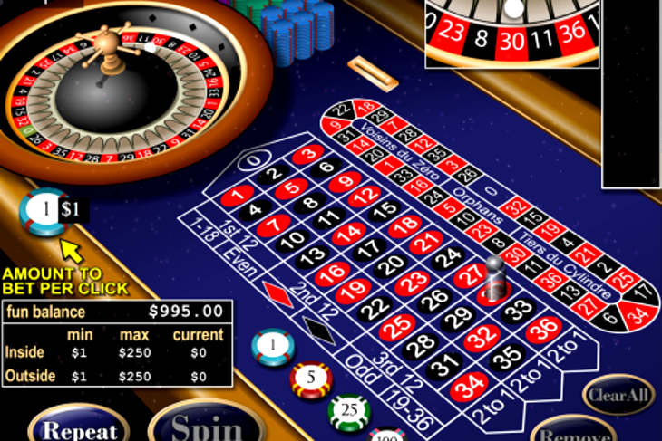 try european roulette online