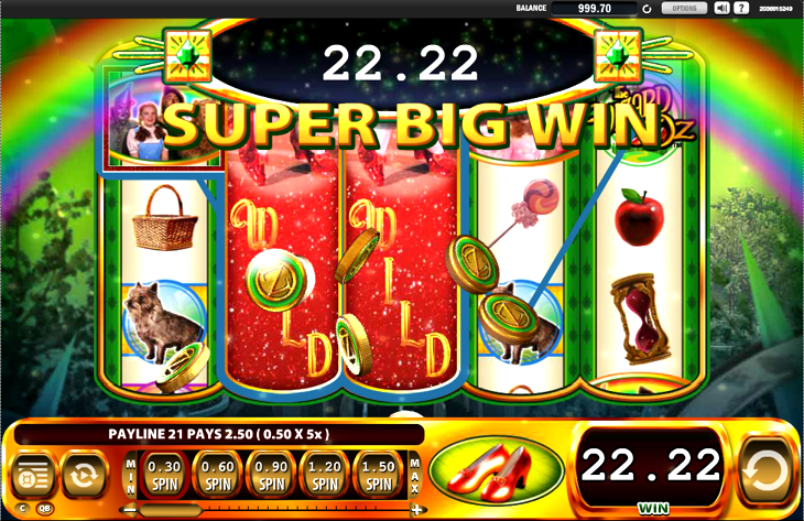 Ruby slippers slot machine images