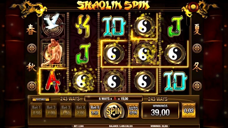 Shaolin Spin Slot Machine