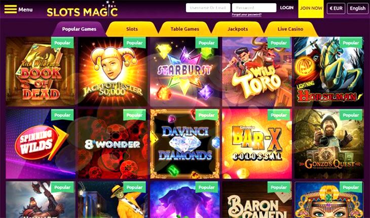 slots magic casino free spins