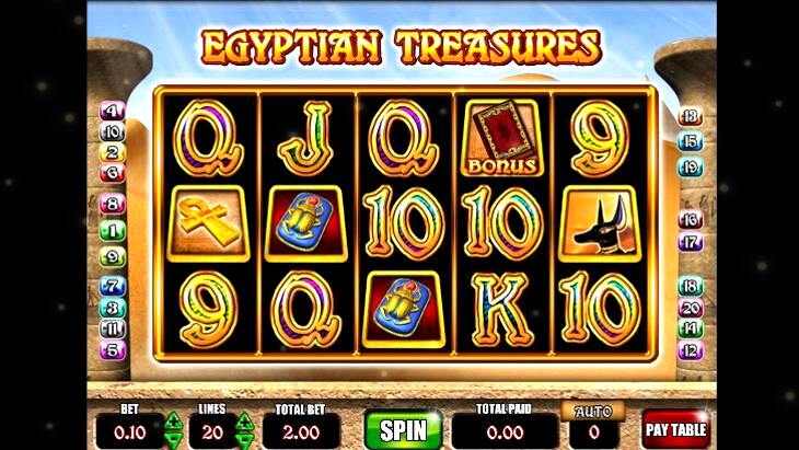 Treasures Of Egypt Slots