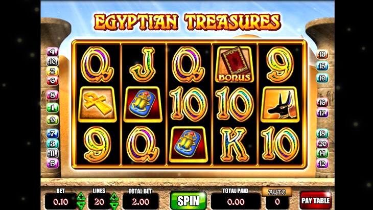 Free egyptian slot machine games