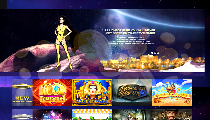 Space Lilly Casino Bonus