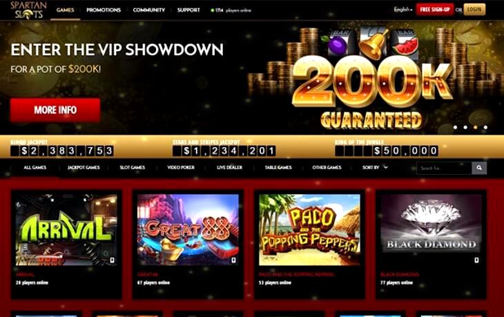 Spartan Slots Review