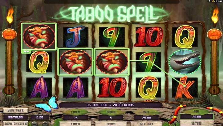 Taboo Spell Slot