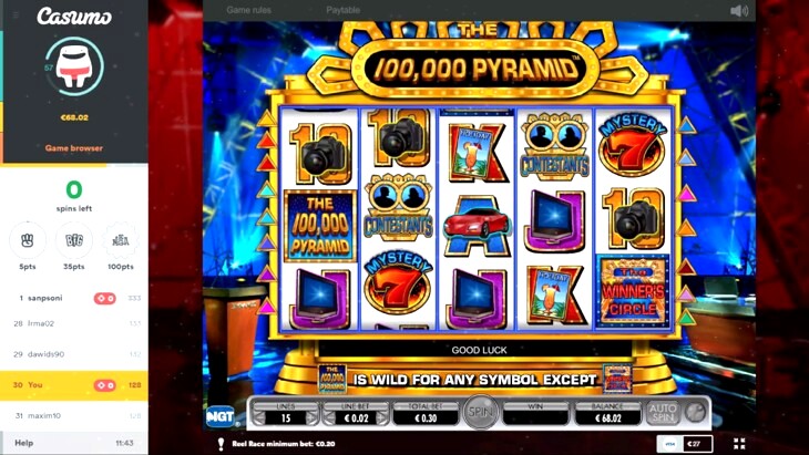 The $100,000 Pyramid Slot Machine > Reviews for Martingale