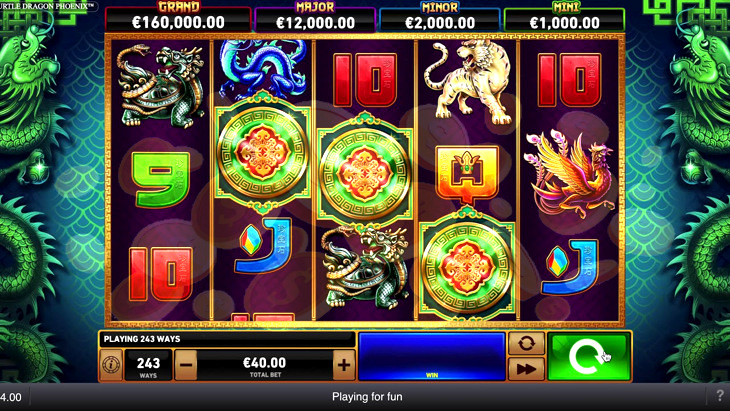 Tiger Turtle Dragon Phoenix Slot