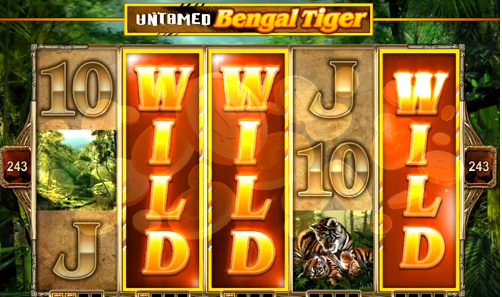 Untamed Bengal Tiger Slot Machine