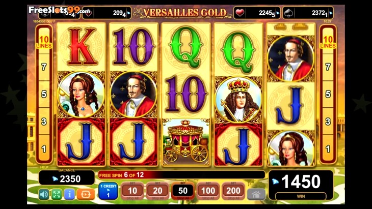 Versailles Gold Slot Machine