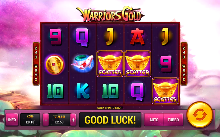 Warriors Gold Slot Machine